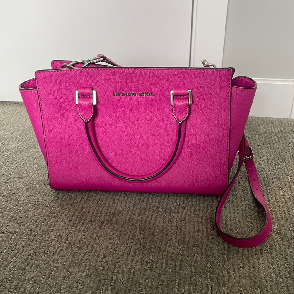 Fuschia pink Michael Kors bag